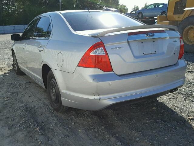 3FAHP0JA5AR344100 - 2010 FORD FUSION SEL SILVER photo 3