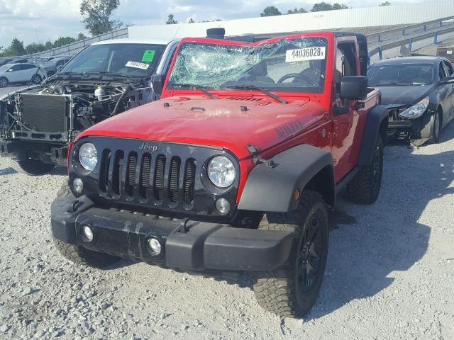 1C4AJWAG0HL512108 - 2017 JEEP WRANGLER S Կարմիր լուսանկար 2