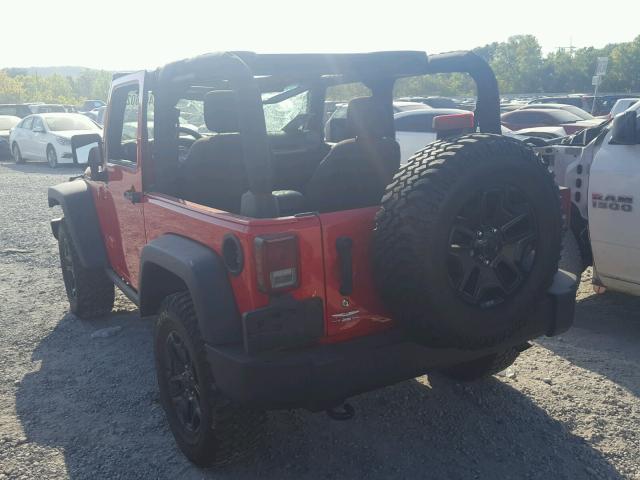 1C4AJWAG0HL512108 - 2017 JEEP WRANGLER S Կարմիր լուսանկար 3