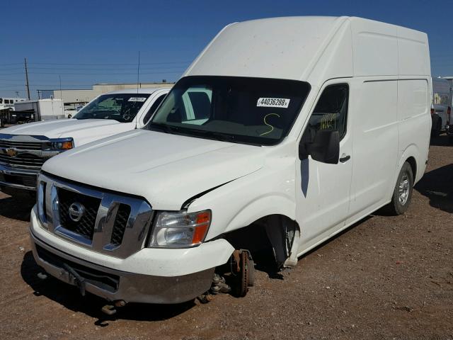 1N6AF0LY6DN113400 - 2013 NISSAN NV 2500 WHITE photo 2