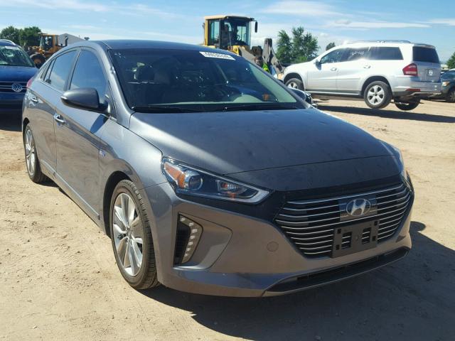 KMHC05LC7JU092701 - 2018 HYUNDAI IONIQ HEV GRAY photo 1