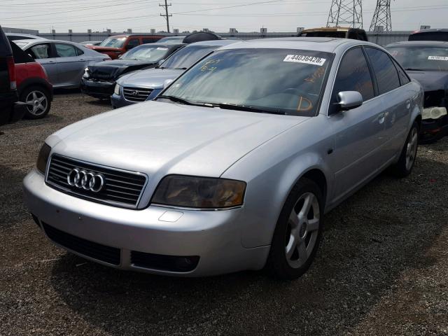 WAULT64B03N074543 - 2003 AUDI A6 3.0 QUA SILVER photo 2