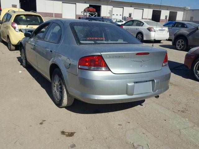 1C3EL46X86N216459 - 2006 CHRYSLER SEBRING SILVER photo 3