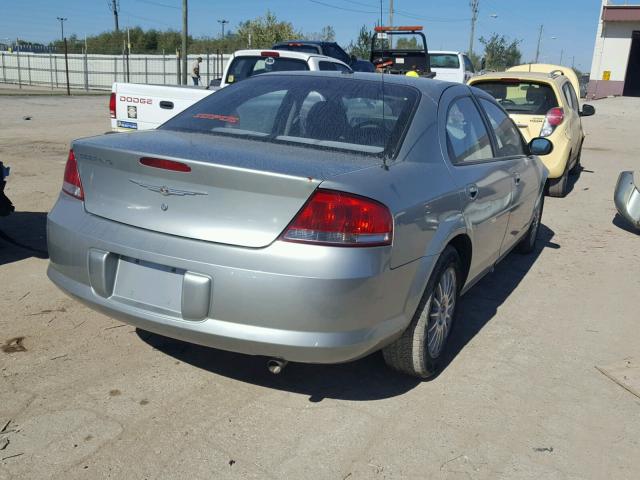 1C3EL46X86N216459 - 2006 CHRYSLER SEBRING SILVER photo 4