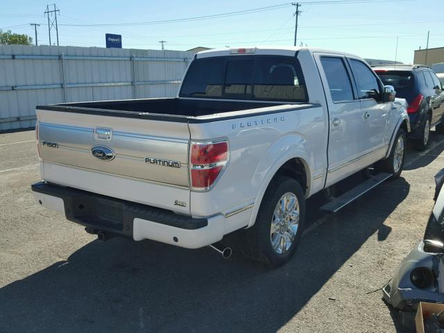 1FTFW1CV6AFB61893 - 2010 FORD F150 SUPER WHITE photo 4