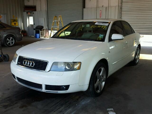 WAULT68EX5A106560 - 2005 AUDI A4 WHITE photo 2