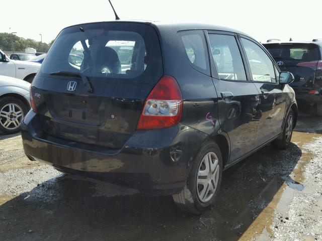 JHMGD38448S020102 - 2008 HONDA FIT BLACK photo 4