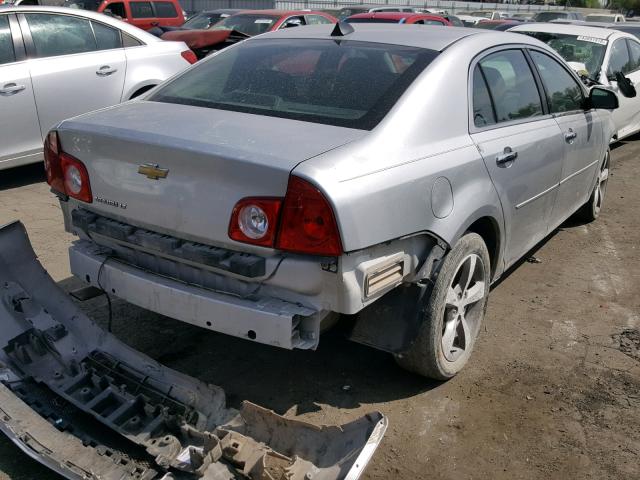 1G1ZC5E09CF279947 - 2012 CHEVROLET MALIBU 1LT SILVER photo 4