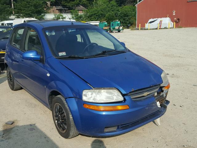 KL1TD66677B695437 - 2007 CHEVROLET AVEO BASE Көк фото 1