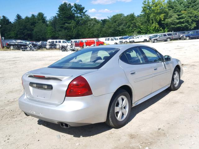 2G2WS522551169821 - 2005 PONTIAC GRAND PRIX SILVER photo 4