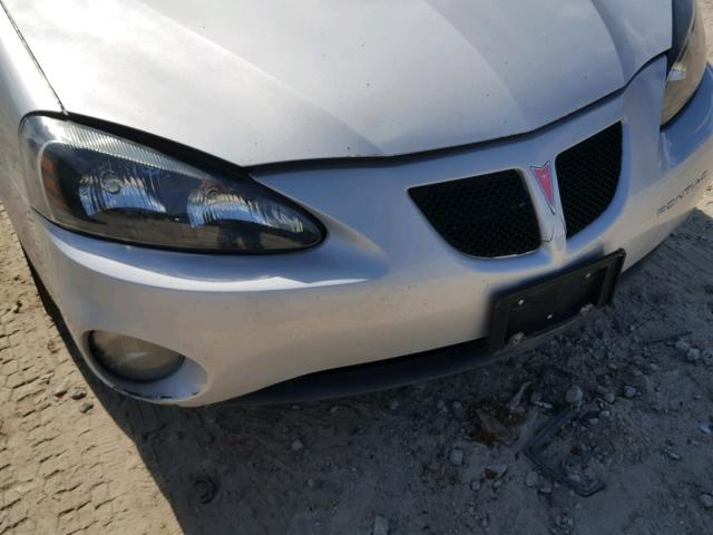 2G2WS522551169821 - 2005 PONTIAC GRAND PRIX SILVER photo 9