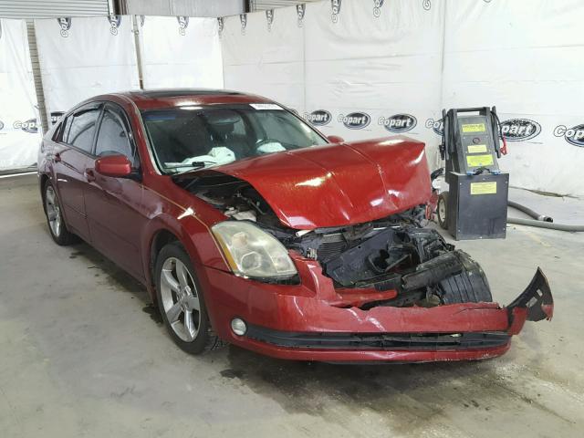 1N4BA41E84C918600 - 2004 NISSAN MAXIMA SE BURGUNDY photo 1