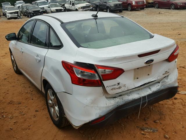 1FADP3F26DL368765 - 2013 FORD FOCUS SE WHITE photo 3