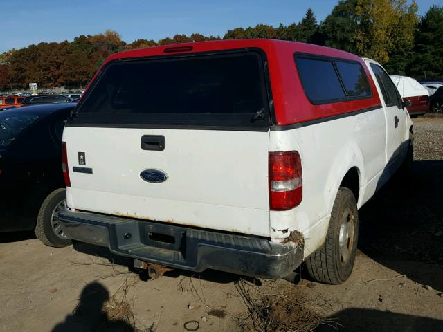 1FTRF12215NA51821 - 2005 FORD F150 WHITE photo 4