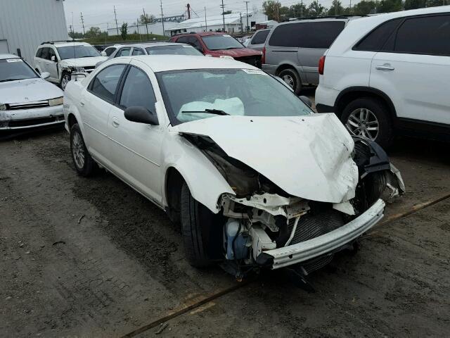 1C3EL46X04N270576 - 2004 CHRYSLER SEBRING LX WHITE photo 1