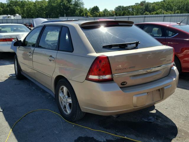 1G1ZT628X5F188334 - 2005 CHEVROLET MALIBU MAX ოქროსფერი ფოტო 3
