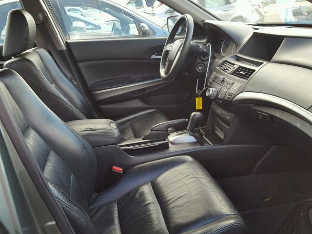 1HGCP36838A049725 - 2008 HONDA ACCORD GREEN photo 5