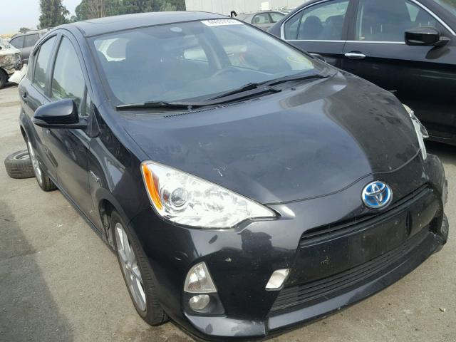 JTDKDTB36C1009211 - 2012 TOYOTA PRIUS C BLACK photo 1