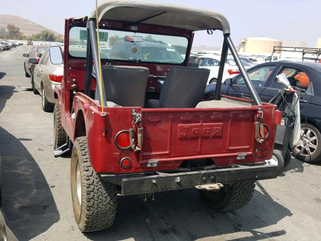 57548151128 - 1955 WILLY JEEP RED photo 3
