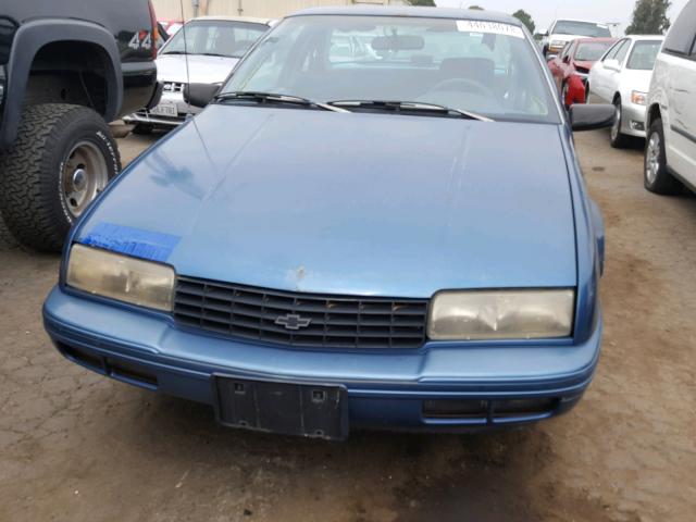 1G1LV13G1ME108660 - 1991 CHEVROLET BERETTA BLUE photo 9