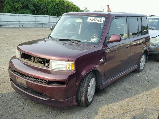 JTLKT324650194269 - 2005 TOYOTA SCION XB Kastanienbraun Foto 2