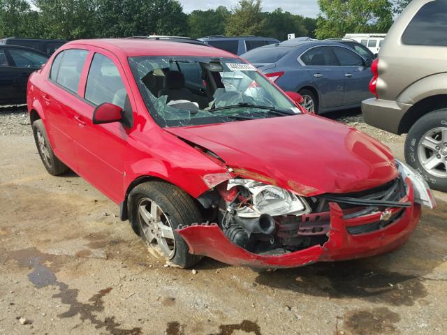 1G1AL55F377322065 - 2007 CHEVROLET COBALT LT RED photo 1