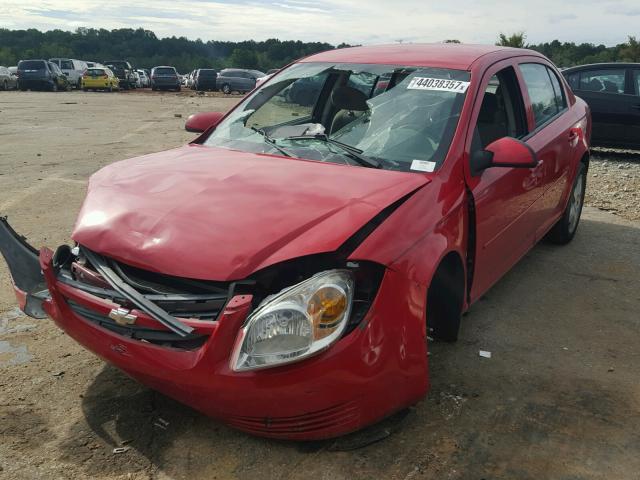 1G1AL55F377322065 - 2007 CHEVROLET COBALT LT RED photo 2