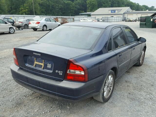 YV1TS94D3Y1125728 - 2000 VOLVO S80 BLUE photo 4