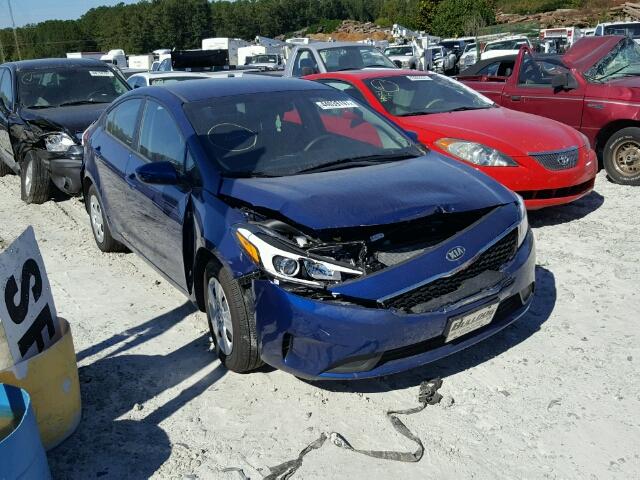 3KPFK4A77HE149953 - 2017 KIA FORTE BLUE photo 1