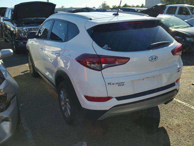 KM8J3CA20HU339466 - 2017 HYUNDAI TUCSON WHITE photo 3