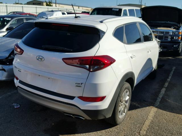 KM8J3CA20HU339466 - 2017 HYUNDAI TUCSON WHITE photo 4