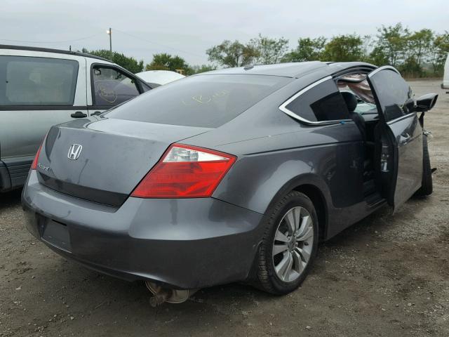 1HGCS12829A016029 - 2009 HONDA ACCORD EXL GRAY photo 4