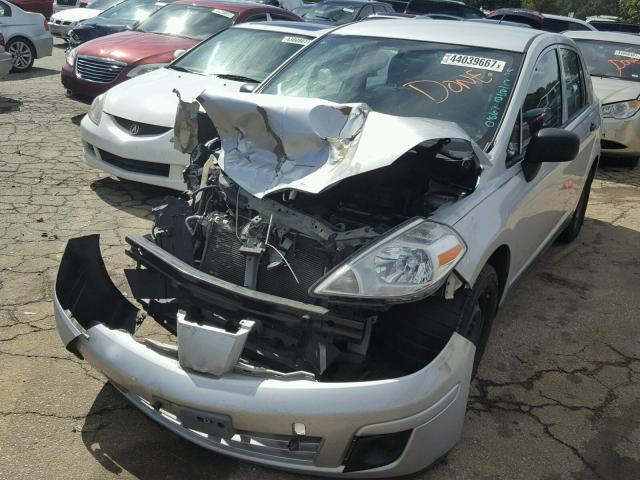 3N1CC1AP7BL390867 - 2011 NISSAN VERSA S SILVER photo 2