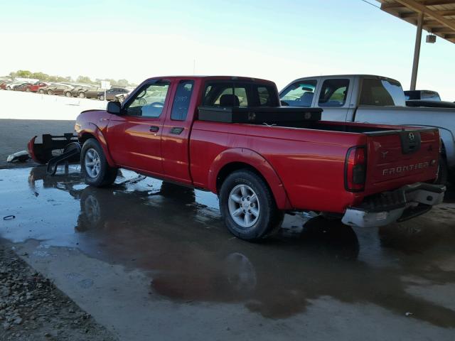 1N6DD26S42C325663 - 2002 NISSAN FRONTIER K RED photo 3