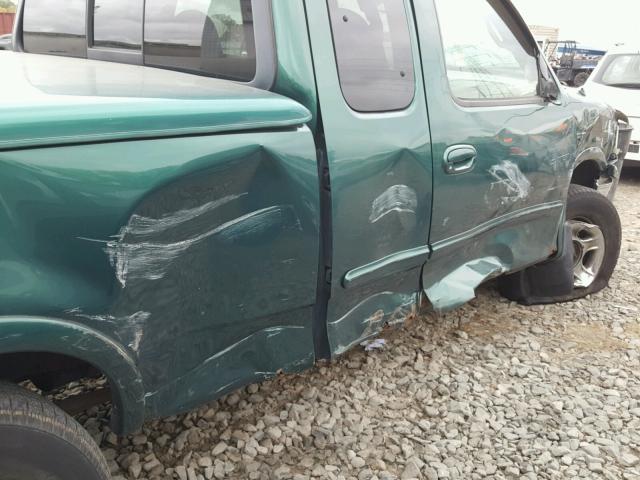 1FTRX18L1XKB08102 - 1999 FORD F150 GREEN photo 9