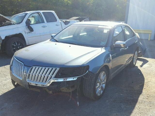 3LNHL2GC1BR761785 - 2011 LINCOLN MKZ BLUE photo 2