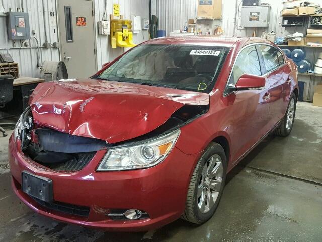 1G4GD5G32CF352266 - 2012 BUICK LACROSSE P MAROON photo 2