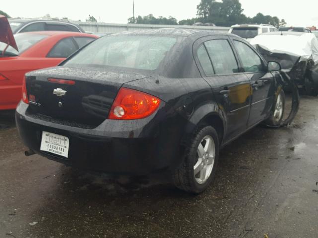 1G1AT58H797115419 - 2009 CHEVROLET COBALT LT BLACK photo 4