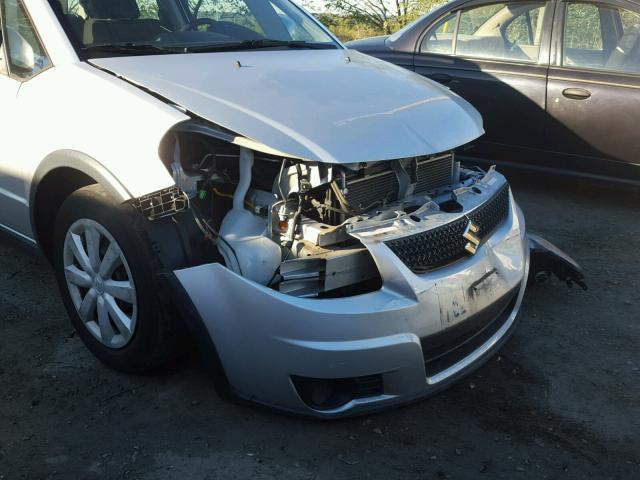 JS2YA5A33A6300626 - 2010 SUZUKI SX4 BASE SILVER photo 9