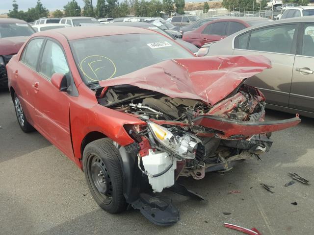 5YFBU4EE6DP091585 - 2013 TOYOTA COROLLA BA RED photo 1