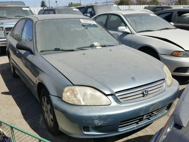 2HGEJ6611YH558664 - 2000 HONDA CIVIC BASE TEAL photo 1