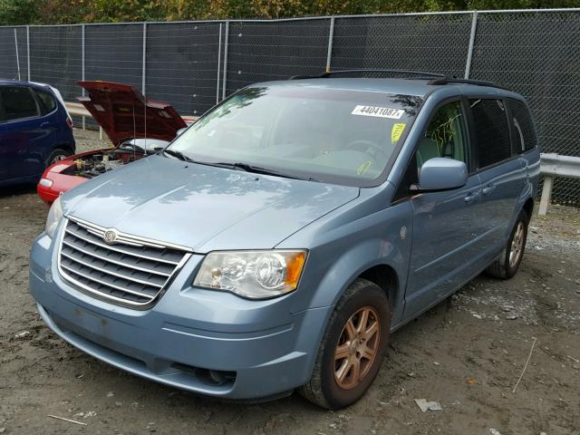 2A8HR54P18R839565 - 2008 CHRYSLER TOWN & COU GREEN photo 2