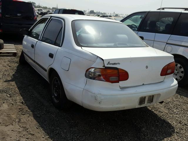 1Y1SK5284XZ417917 - 1999 CHEVROLET GEO PRIZM 白色 照片 3