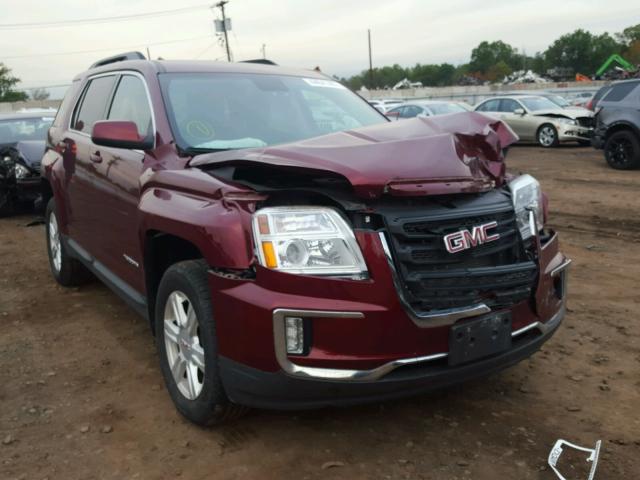 2GKFLTEK5G6200276 - 2016 GMC TERRAIN SL MAROON photo 1