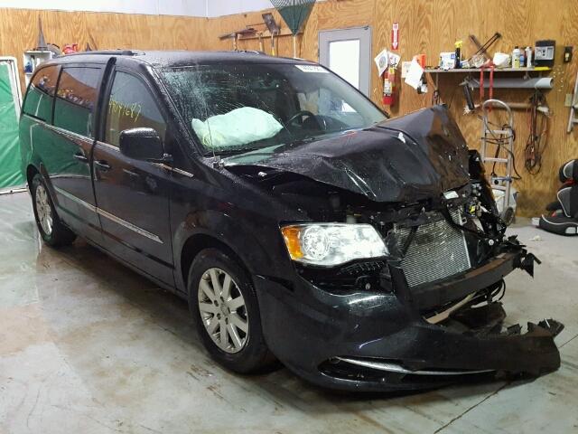 2C4RC1BG3DR792591 - 2013 CHRYSLER TOWN & COU BLACK photo 1