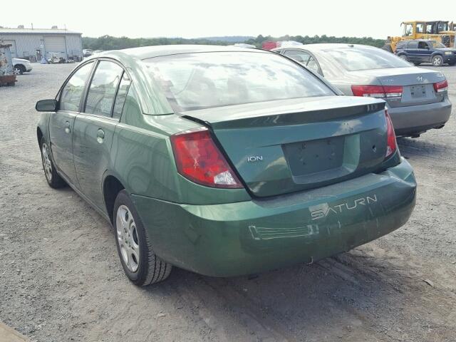 1G8AJ52F44Z101943 - 2004 SATURN ION LEVEL GREEN photo 3