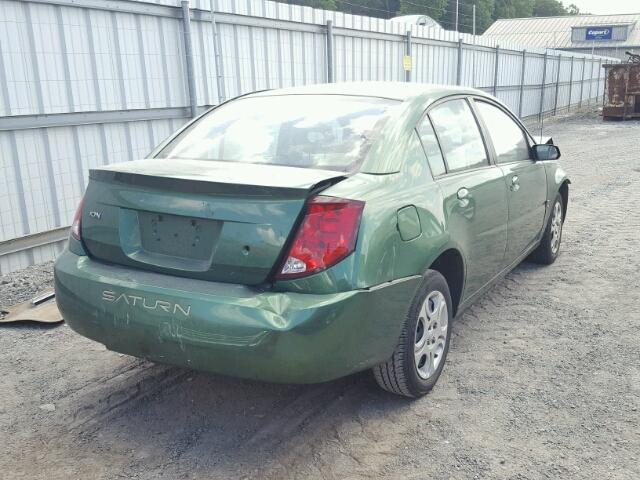 1G8AJ52F44Z101943 - 2004 SATURN ION LEVEL GREEN photo 4