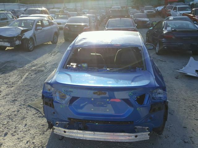 1G1BE5SM1H7113426 - 2017 CHEVROLET CRUZE LT BLUE photo 9