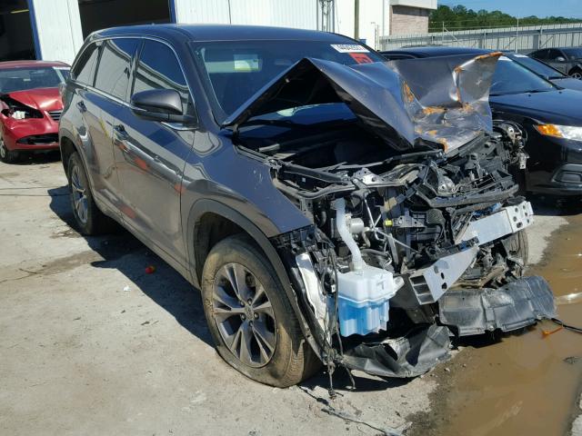 5TDZKRFH5FS117680 - 2015 TOYOTA HIGHLANDER SILVER photo 1