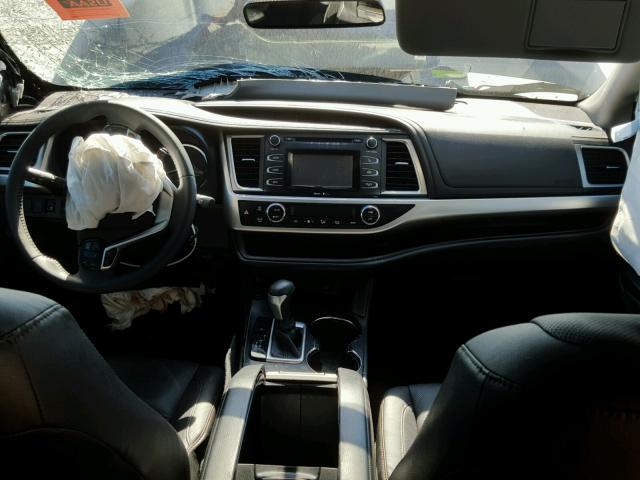 5TDZKRFH5FS117680 - 2015 TOYOTA HIGHLANDER SILVER photo 9